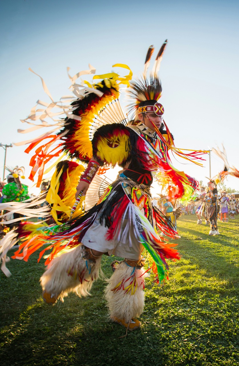 Dancer in regalia